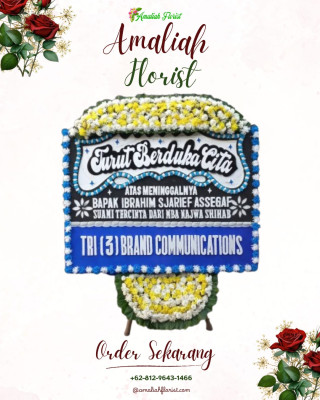 Papan Bunga Duka di Kota Karang Raya