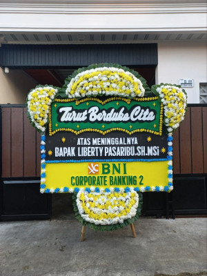 Papan Bunga Duka di Kota Karang Raya