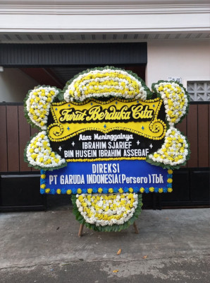 Papan Bunga Duka di Kota Karang Raya
